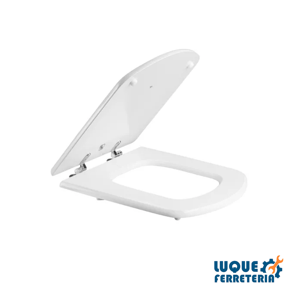 Tapa De Inodoro HYDRO Home Para Ideal Standard Tesi - Blanco, Cierre Amortiguado, Liberación Rápida