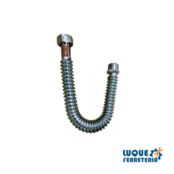 Flexible Errede cobre cromado lav y bidet 1/2 x40cm